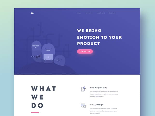 Studio-Landing-Page
