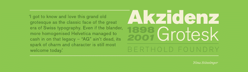 Akzidenz -Grotesk