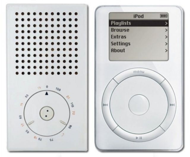 iPod and Braun T3