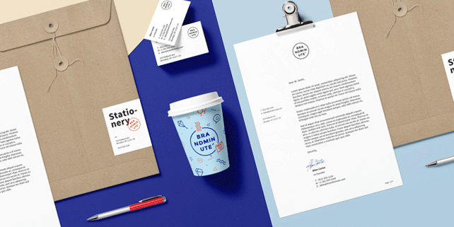 Customizable mockup for branding