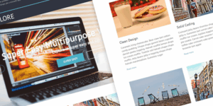 Explore - modern blog WordPress theme - DesignHooks