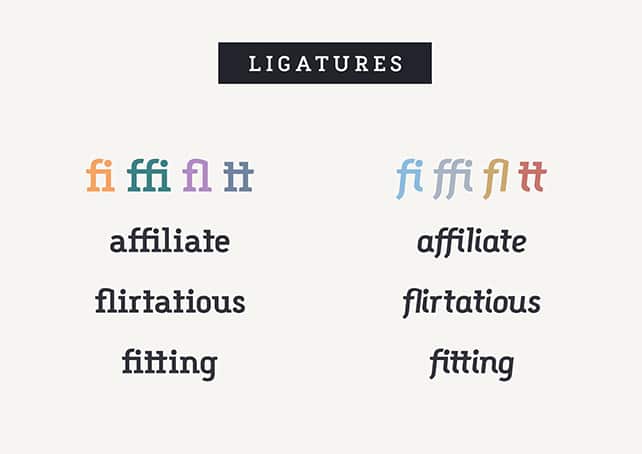 dissimo-ligatures