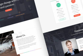 Alexis – modern portfolio PSD template