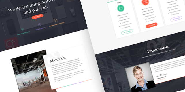Alexis – modern portfolio PSD template