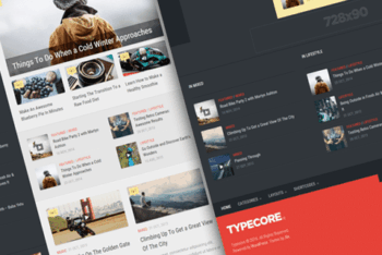 Typecore – magazine WordPress theme