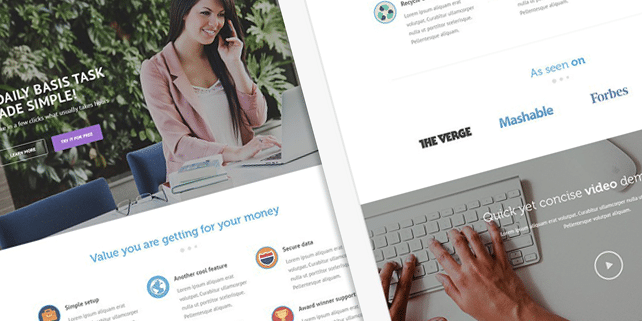 Atlantix Zen – PSD template for SaaS