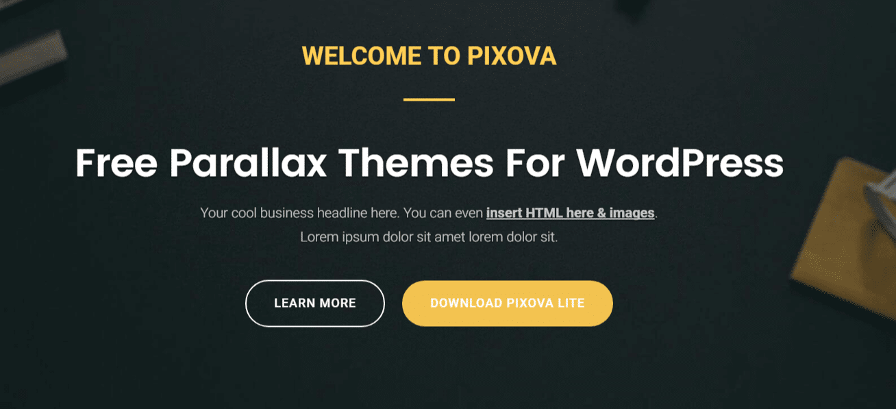 Best 15 Free Parallax WordPress Themes 2017