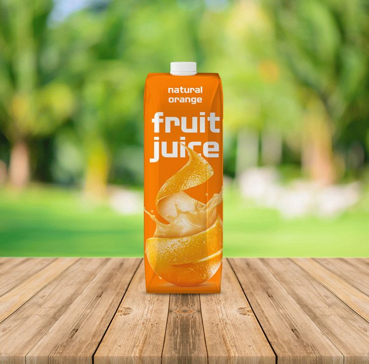 Download Fruit Juice Box PSD Mockup Free Download - DesignHooks