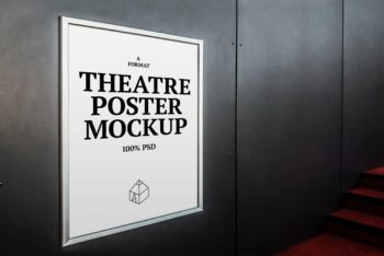 Free Theater Poster Mockup