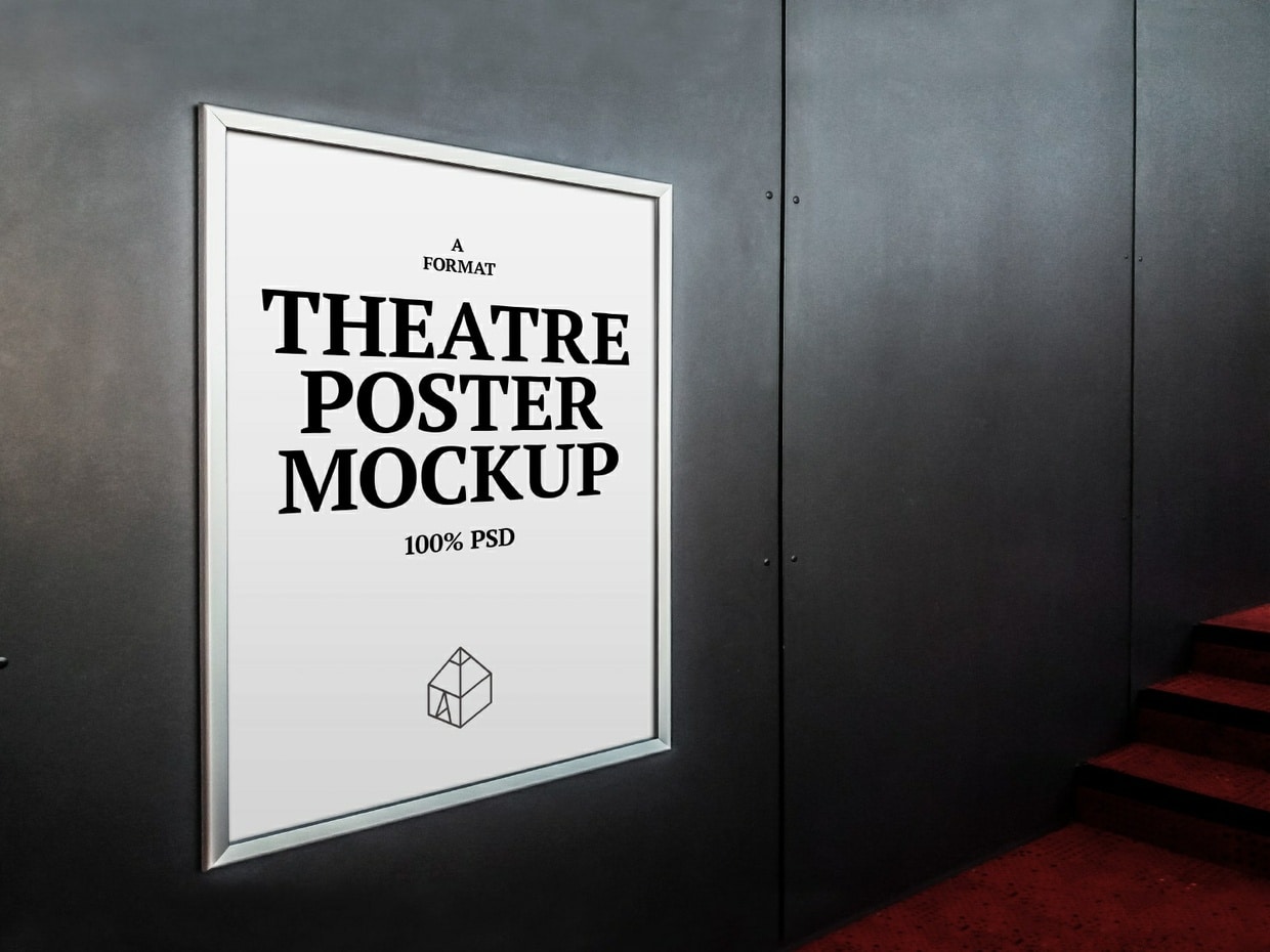 free theater poster mockup