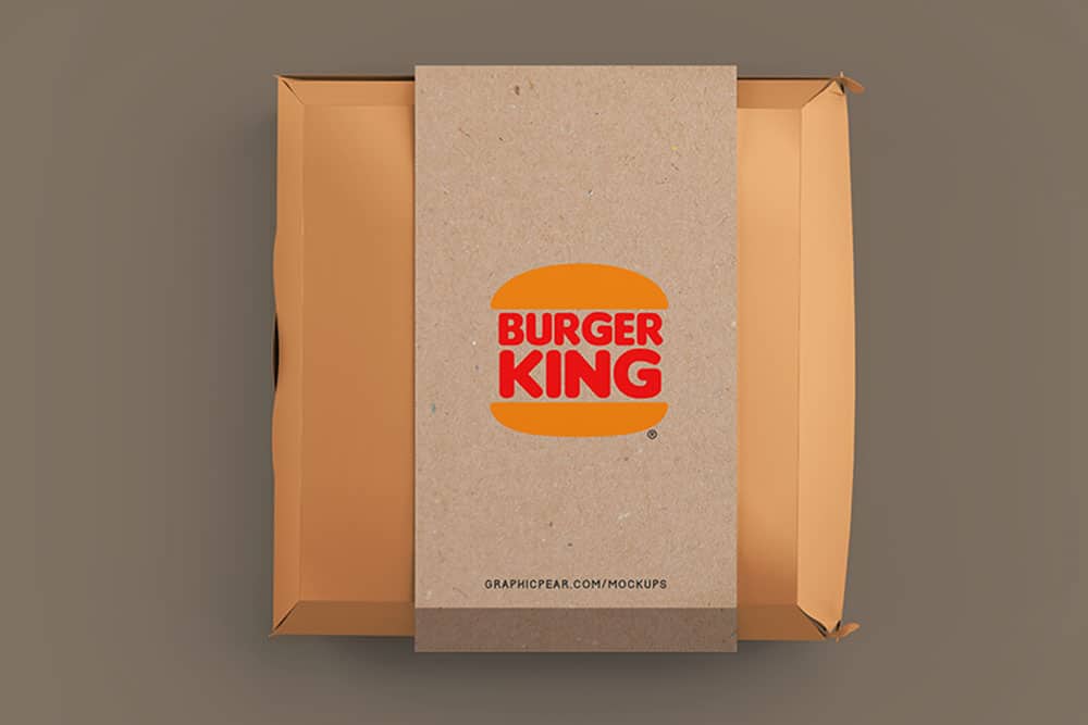 Download Free Download Burger Box Package Mockup Designhooks PSD Mockup Templates