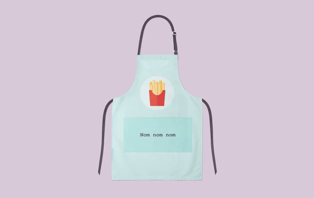 Download Cute Apron Free Mockup for Chefs and Home Cooks - Design Hook PSD Mockup Templates