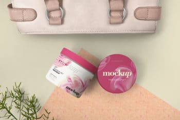 Free Cream Jar Mockup