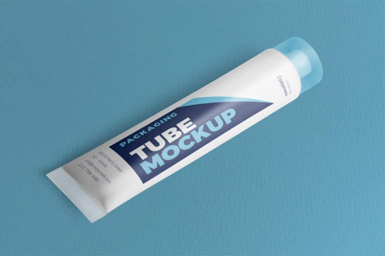 Download This Free Cream Tube Mockup in PSD for Branding