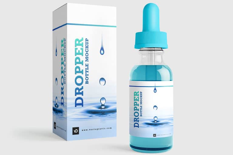 Download Download This Free Dropper Bottle Mockup for Packaging Designs
