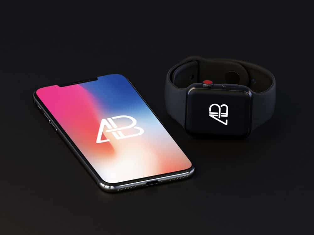 iPhone X and Apple Watch