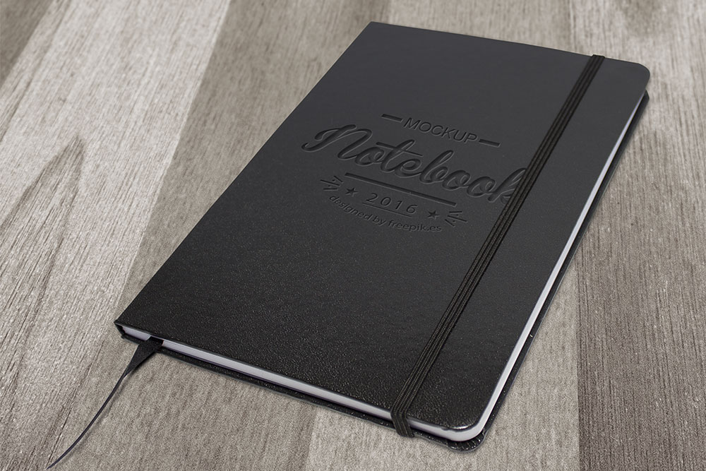 Download Download Elegant Dark Free Notebook Mockup Designhooks