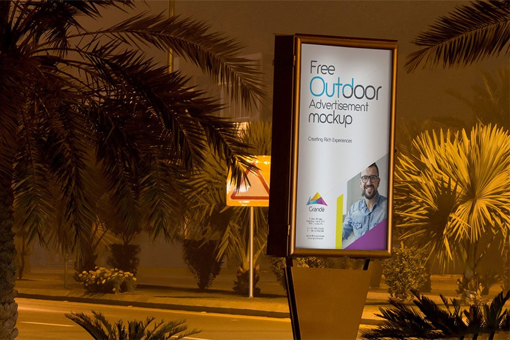 free outdoor billboard mockup