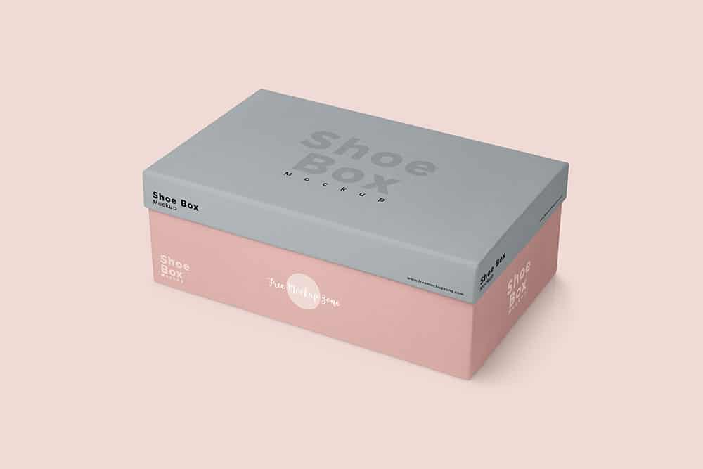 Download Download This Free Shoe Box Mockup in PSD for Shoe Packaging