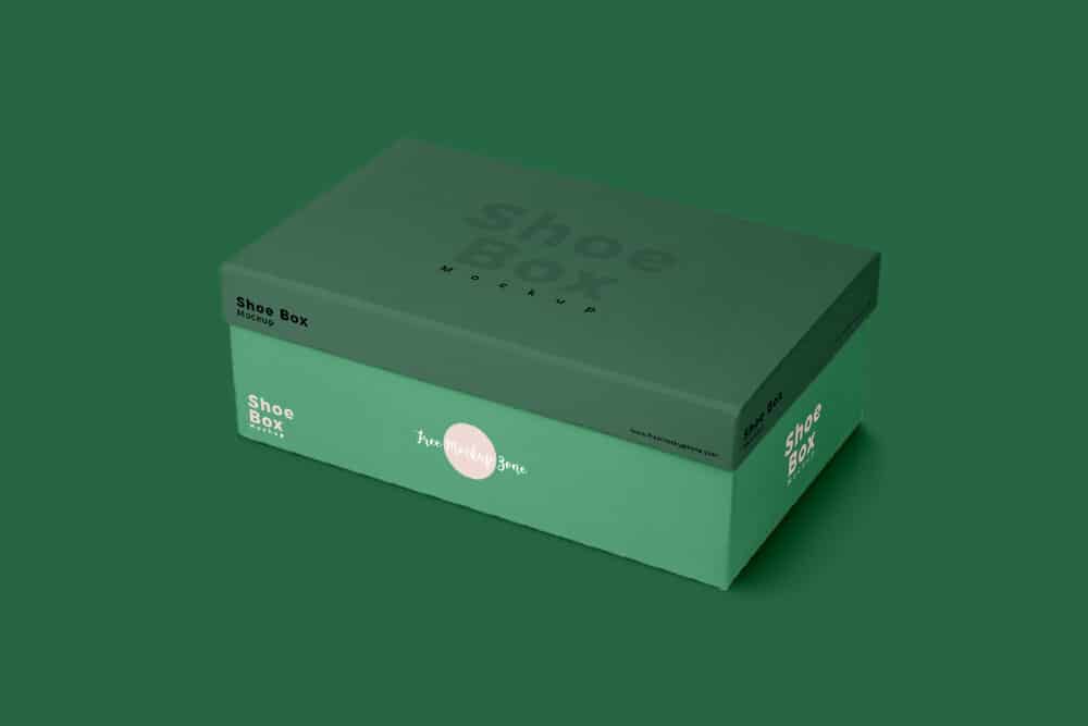 Download This Free Shoe Box Mockup In Psd For Shoe Packaging