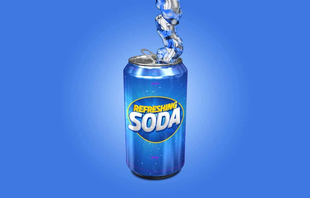 Download Free High-res Soda Can Mockup Package - DesignHooks