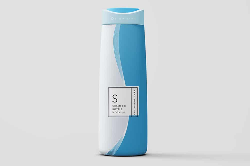 shampoo bottle mockup