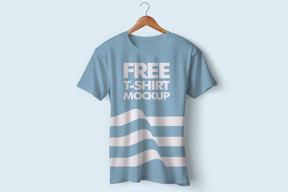 free tshirt psd mockup