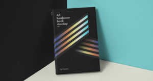 Book Hardcover PSD Mockup Download Free - DesignHooks