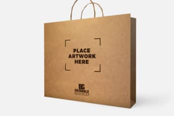 Paperbag PSD Mockup – Eco-friendly Option with Useful Features