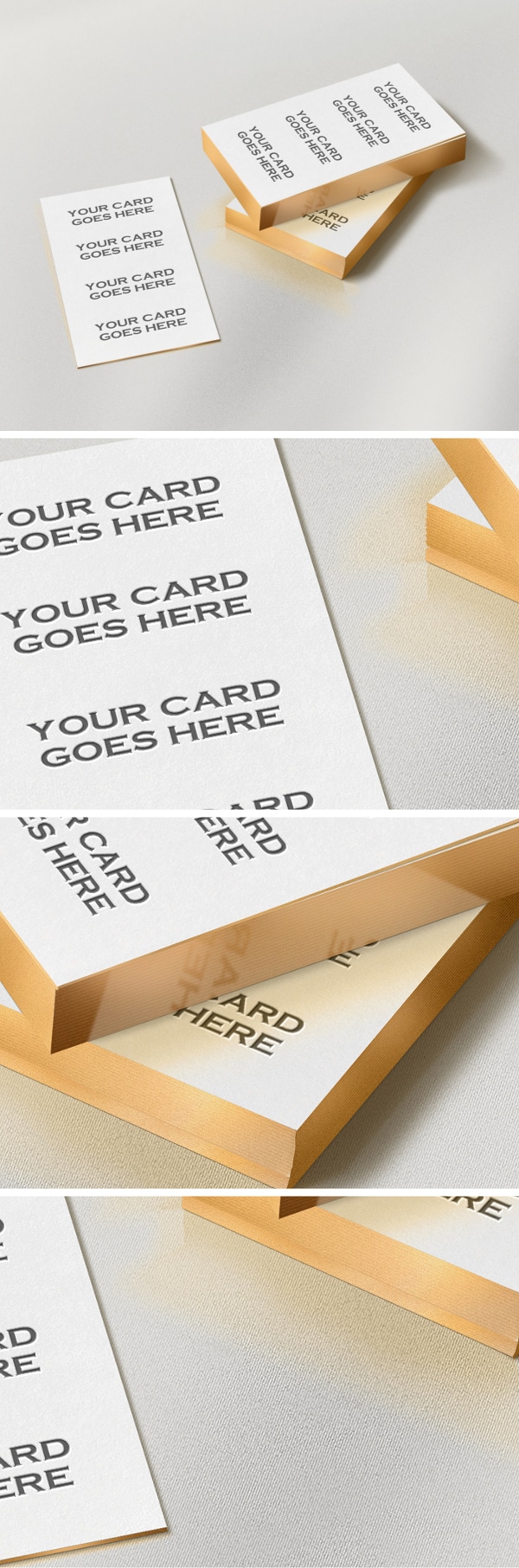 Gold Edge Business Cards