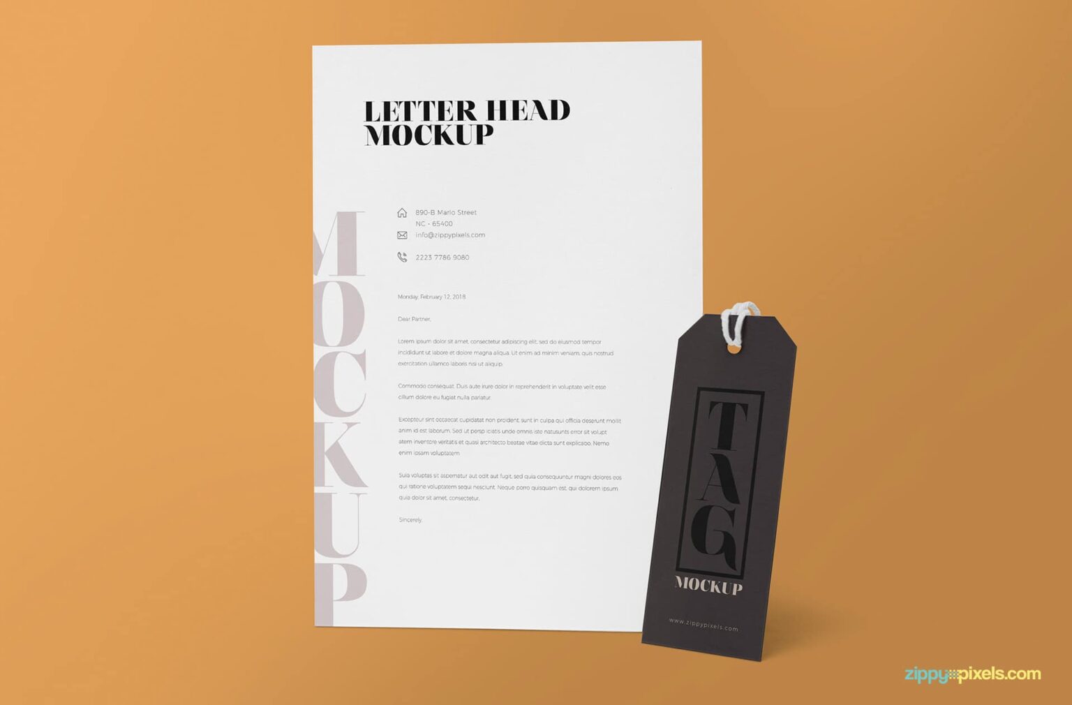 Letter PSD Mockup Download Free - DesignHooks