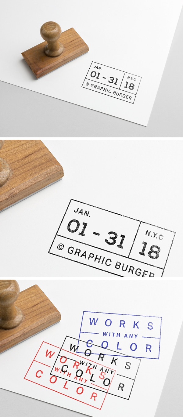 Rubber Stamp Mockup