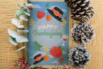 Free Autumn Plus Thanksgiving Mockup
