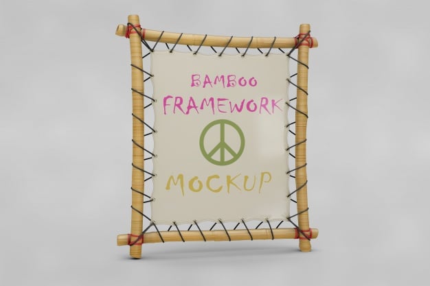Bamboo Frame Mockup