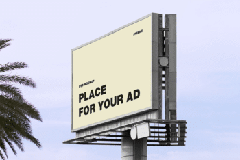 Free Billboard PSD Mockup to Meet Outdoor Advertising Needs