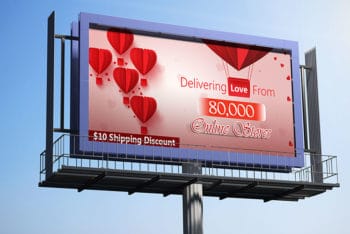 2 Free Billboard Mockup in PSD