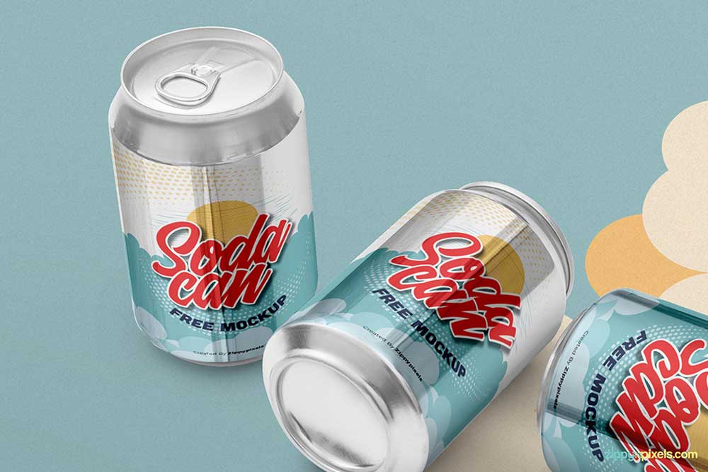Download Download This Free Can PSD Mockup - Designhooks