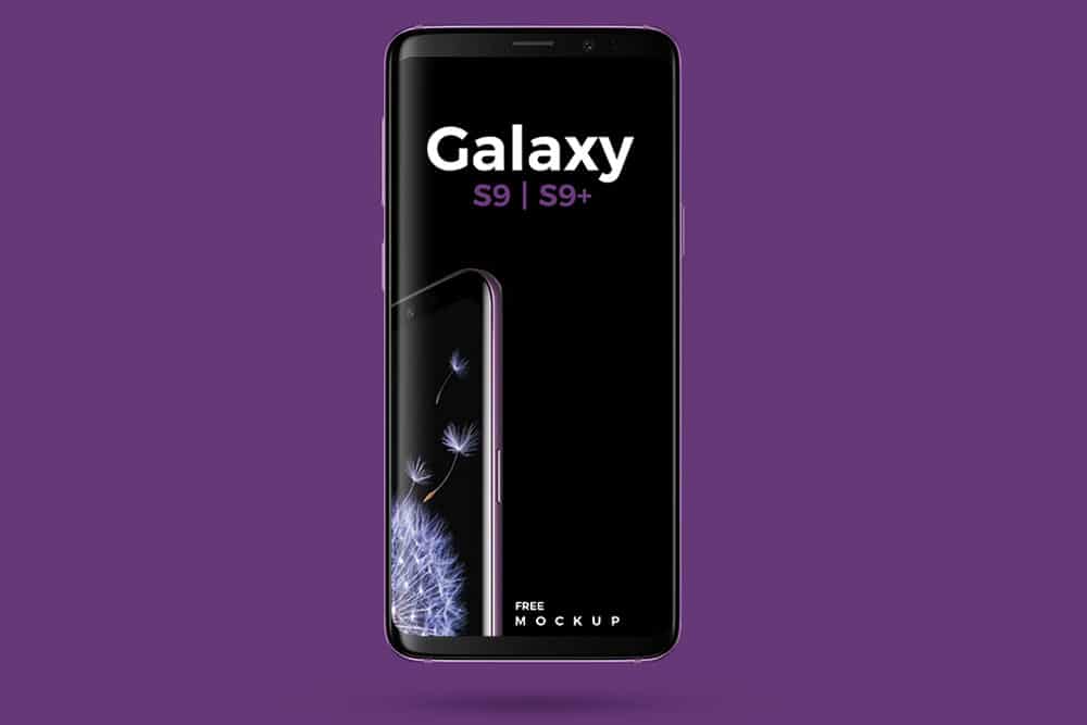 free samsung galaxy s9 and s9 plus mockup