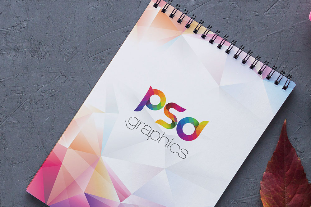 Download This Free Spiral Notebook Mockup in PSD - Designhooks