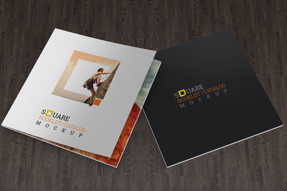 Download Download This Free Square Brochure Mockup in PSD - Designhooks