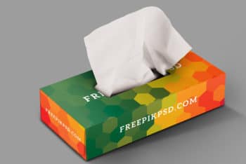 Download Download This Free Tissue Box PSD Mockup - Desinghooks