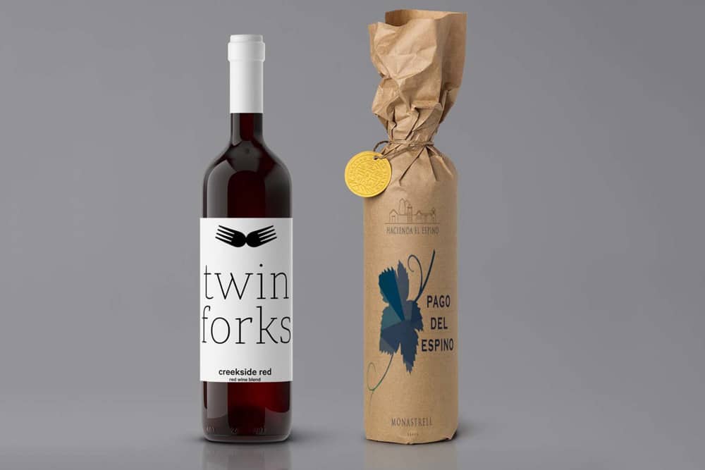 Download This Free Wine Bottle PSD Mockup - Designhooks