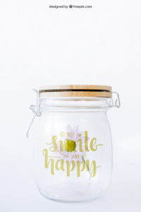 Free Glass Pickle Jar Mockup in PSD - DesignHooks