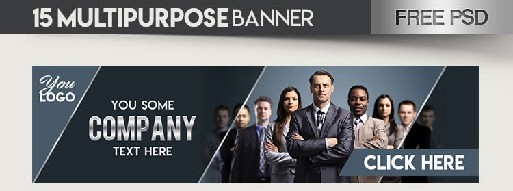 Multipurpose Banner PSD Mockup Free