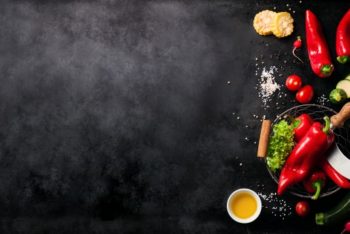 Free Vegetable Ingredients Mockup