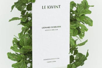 Free Business Card Mockup in PSD