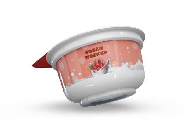 Download Free Free Customizable Small Yogurt Pack Mockup Designhooks PSD Mockups.