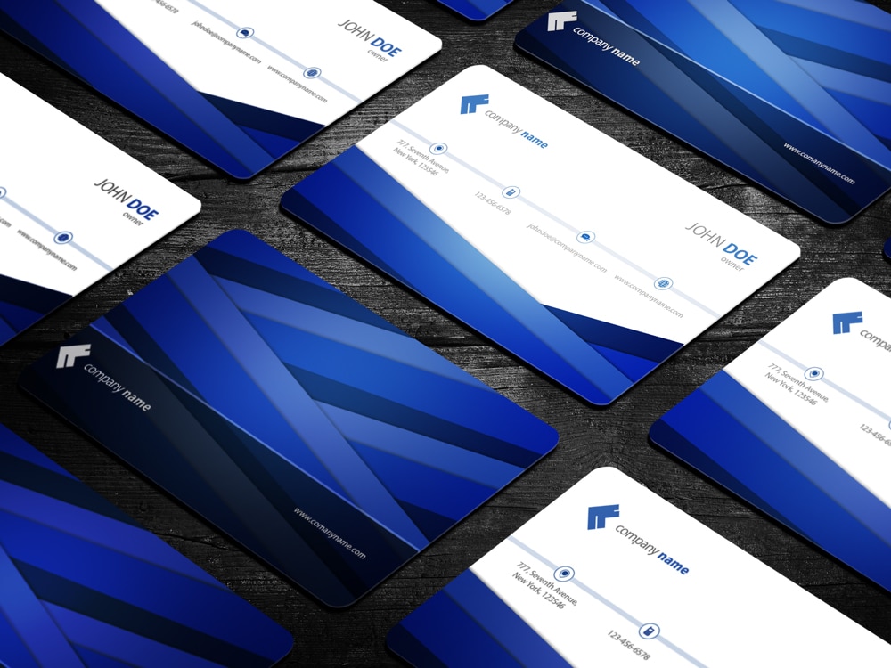 Business Card PSD Mockup Template Design