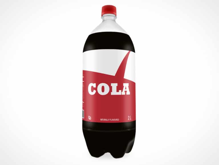 Download Free Large Soda Bottle Mockup in PSD - DesignHooks