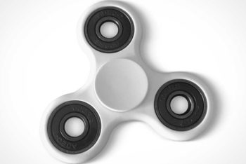 Free Fidget Spinner Mockup in PSD
